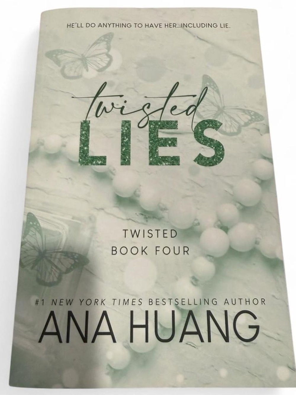 Twisted Lies by Ana Huang - Light Green Cover